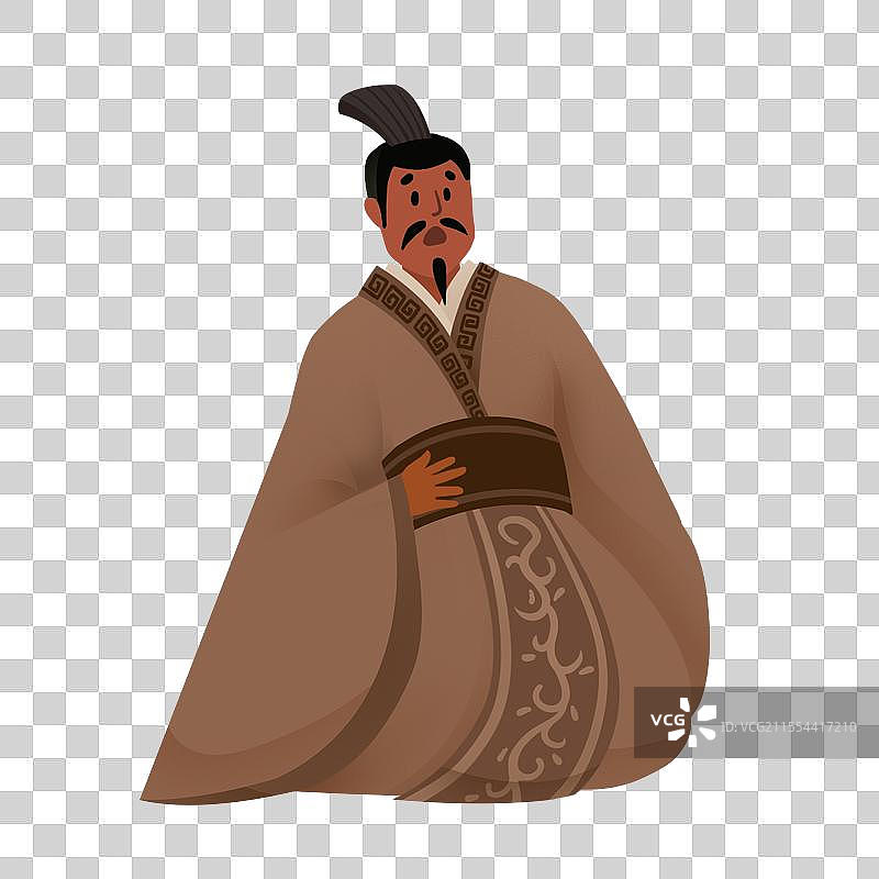 穿着传统服饰官员图片素材