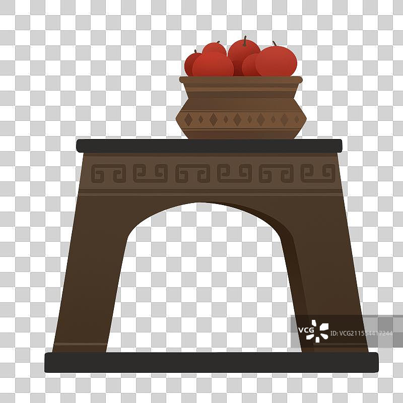 古代餐桌图片素材