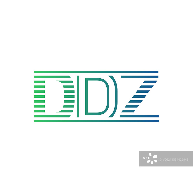 现代斗地主标志设计字母ddz极简风格图片素材