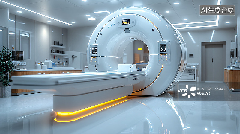 【AI数字艺术】扫描仪医疗室图片素材