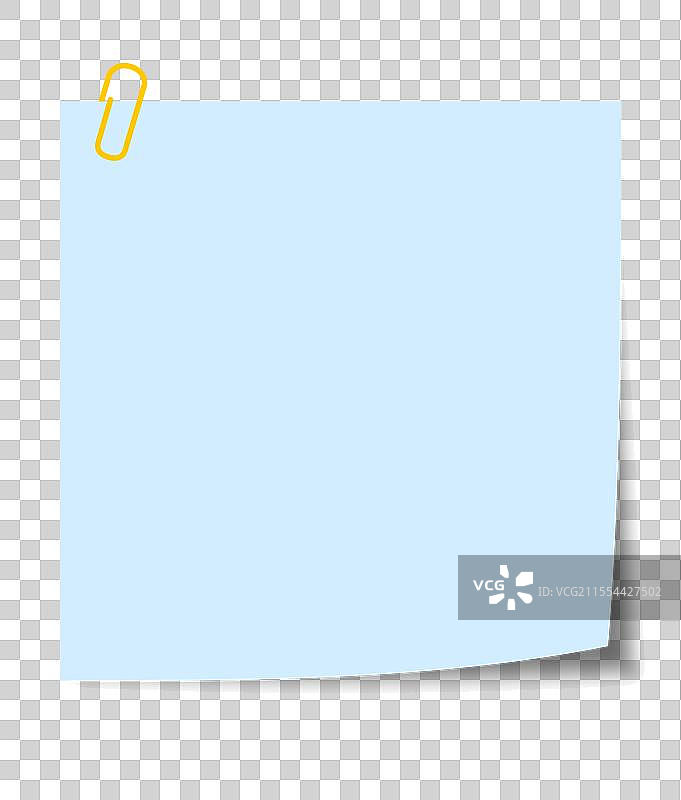 空白留白的便签纸张便利贴设计插画元素图片素材