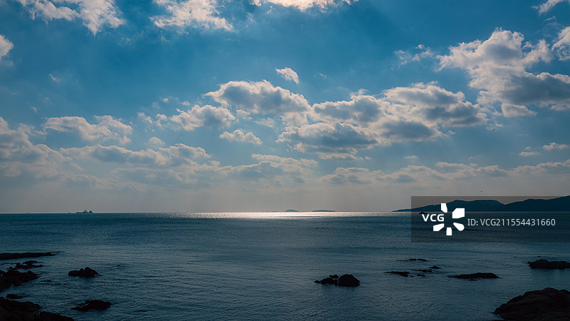 海面浮光图片素材