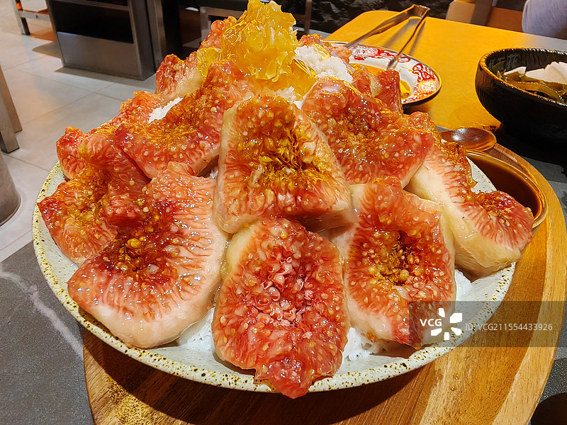 无花果冰沙图片素材