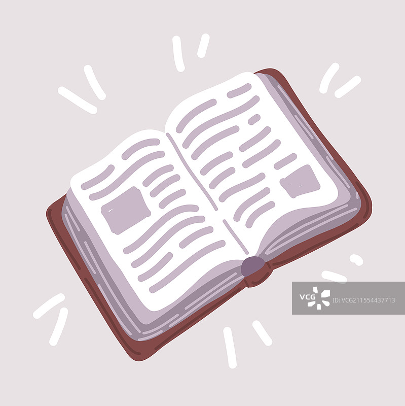 打开的封面书籍图片素材