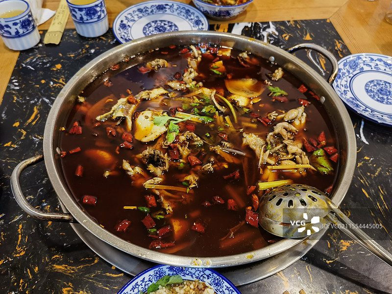 美蛙鱼头火锅图片素材