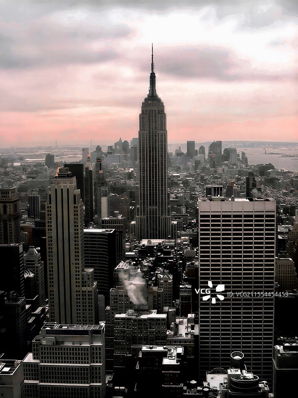 曼哈顿洛克菲勒中心图片素材