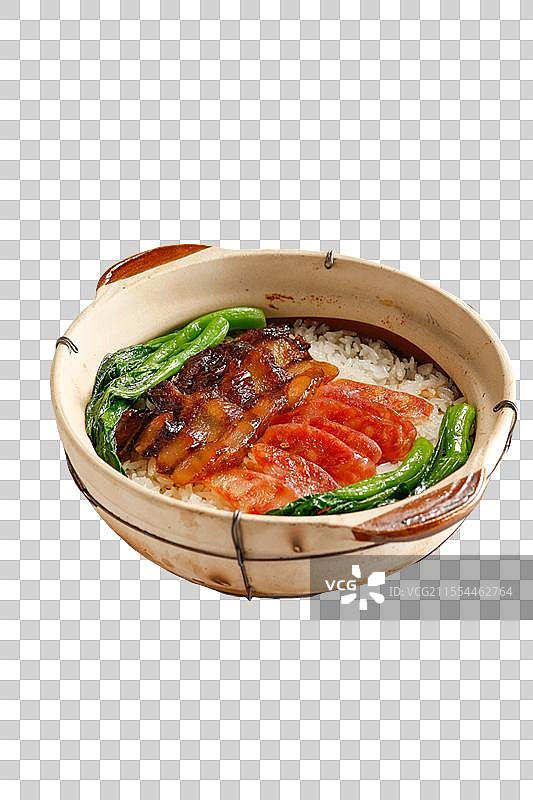 腊味煲仔饭图片素材