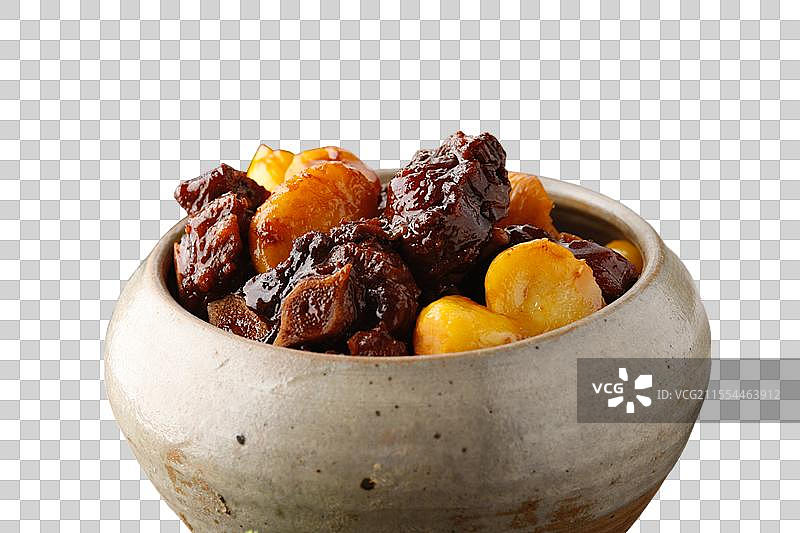 板栗炖牛肉图片素材