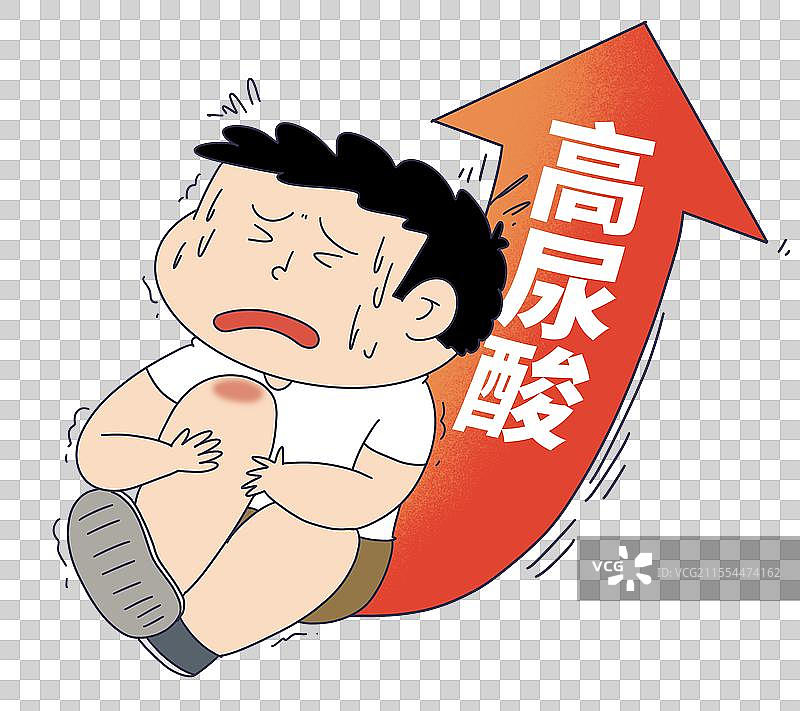 高尿酸患者图片素材