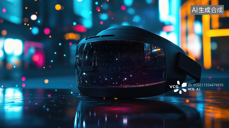 【AI数字艺术】3D眼镜数字化图片素材