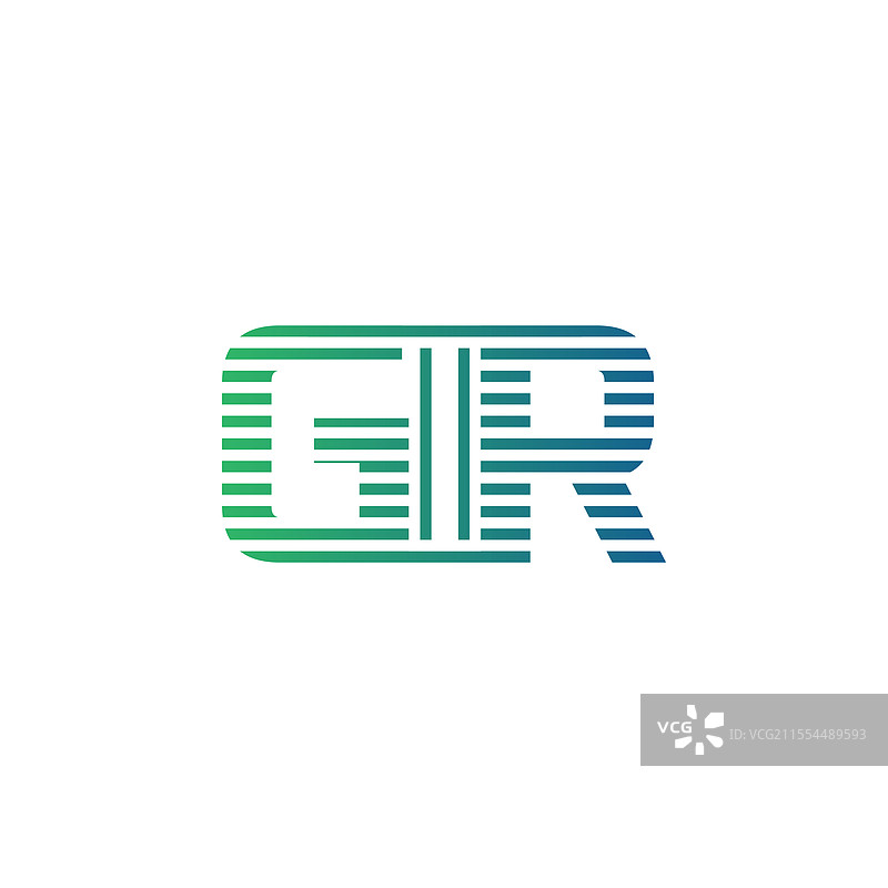 现代女孩标志设计字母gir极简风格图片素材