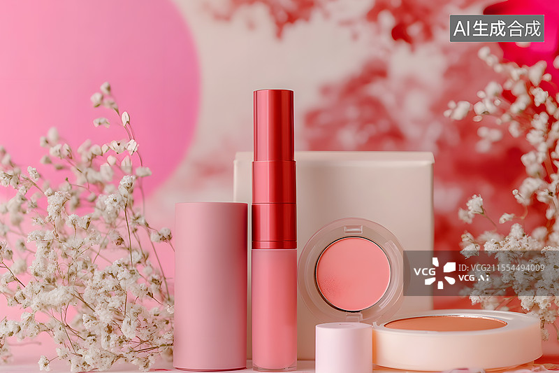 【AI数字艺术】美妆用品图片素材