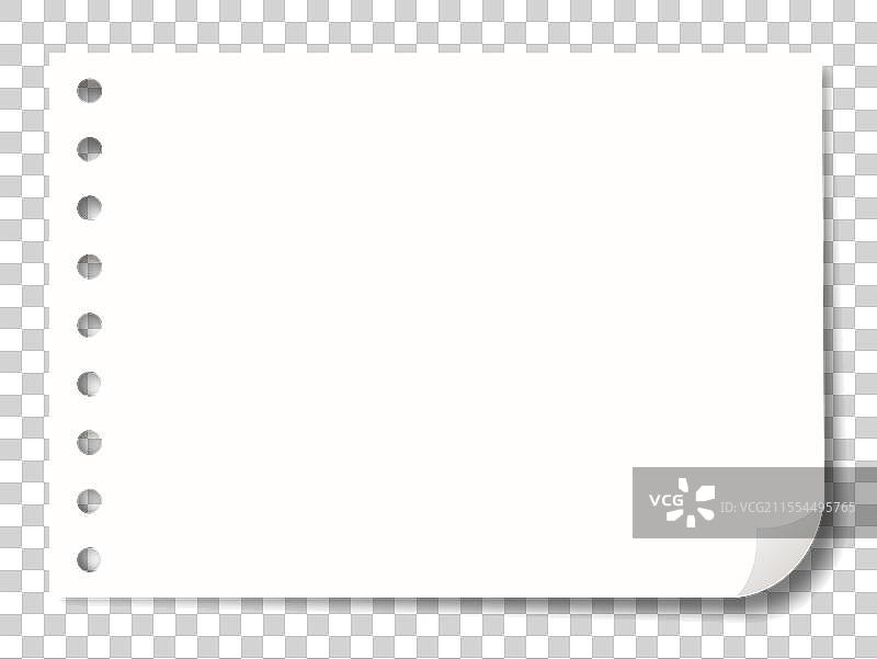 空白留白的便签纸张便利贴设计插画元素图片素材