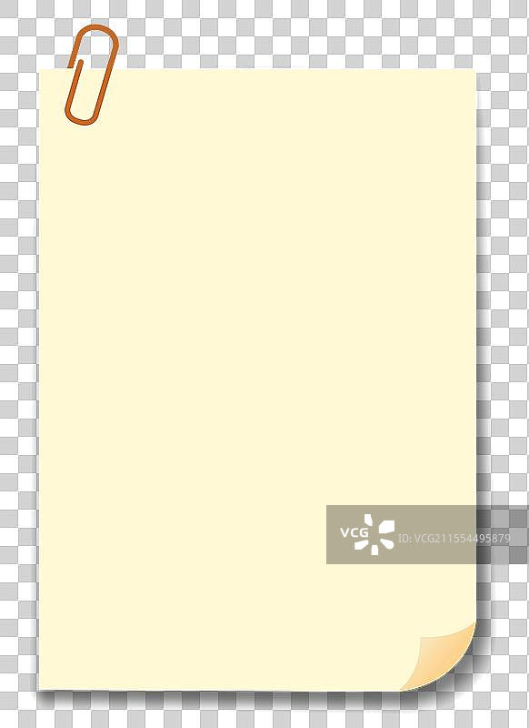 空白留白的便签纸张便利贴设计插画元素图片素材