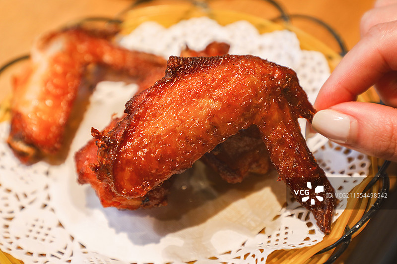 炸鸡鸡翅鸡腿鸡块鸡肉快餐图片素材