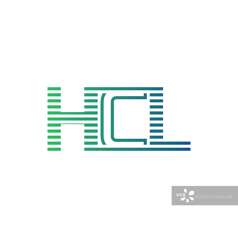 现代HCL标志设计，字母HCL，极简风格图片素材