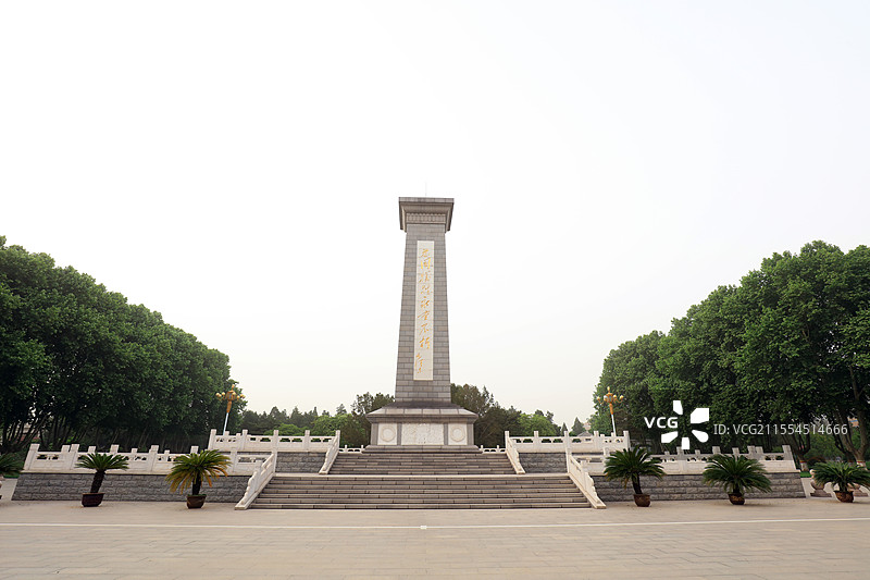 河北石家庄华北军区烈士陵园纪念碑图片素材