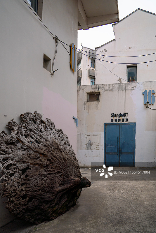 上海苏州河边M50创意园图片素材