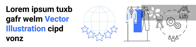 全球消费品市场趋势分析图片素材