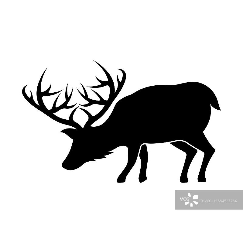 鹿标志模板图标图片素材