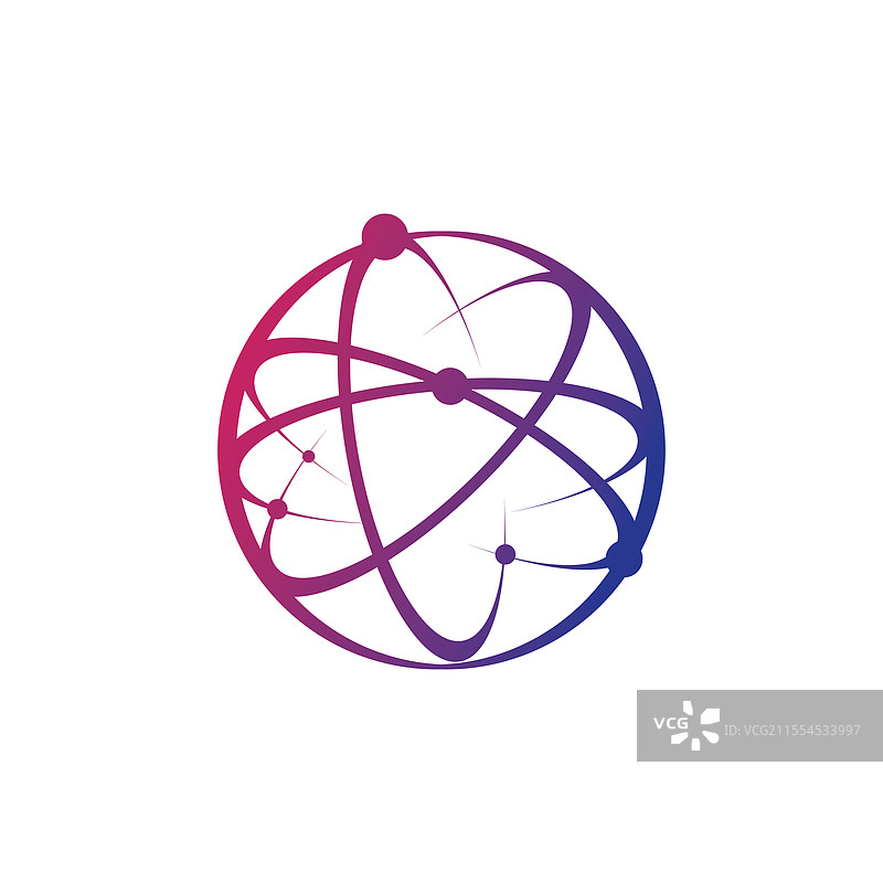 全球科技标志图片素材