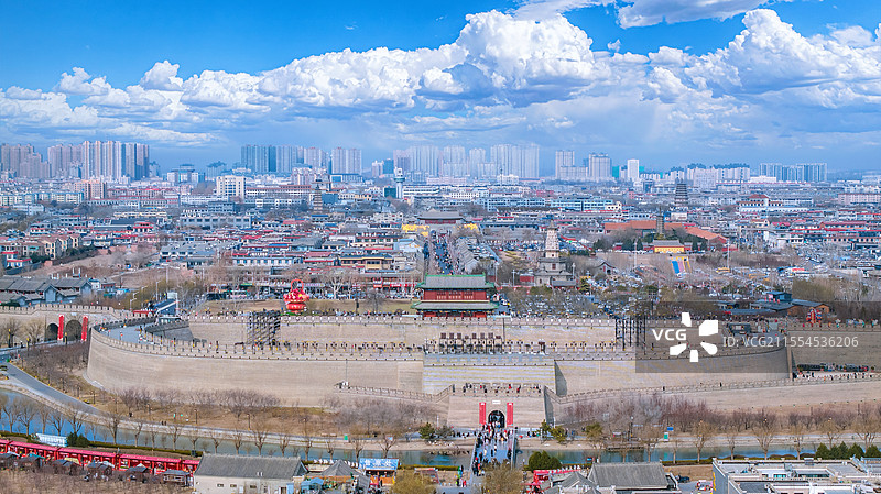 河北省石家庄市正定古城广惠寺图片素材