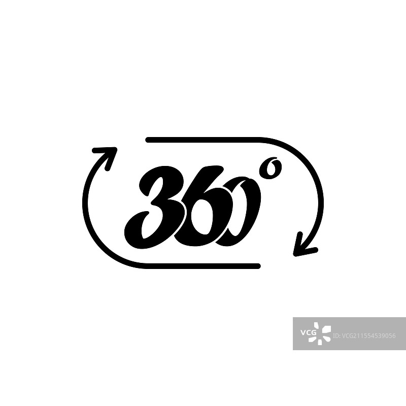 360度视图相关图标设计图片素材