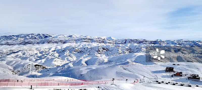 阿勒泰将军山滑雪场图片素材