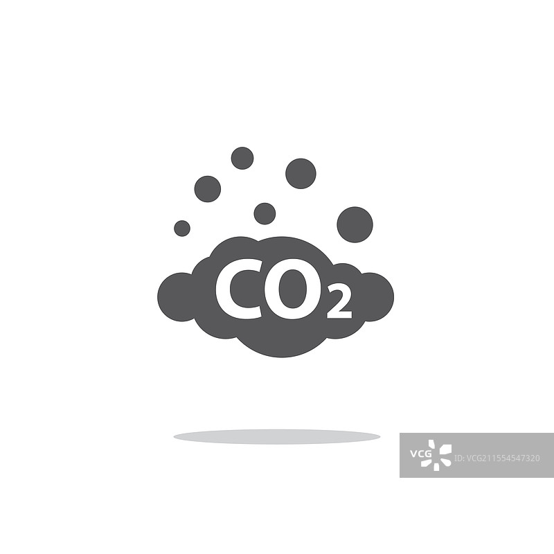 二氧化碳排放图标 二氧化碳图片素材