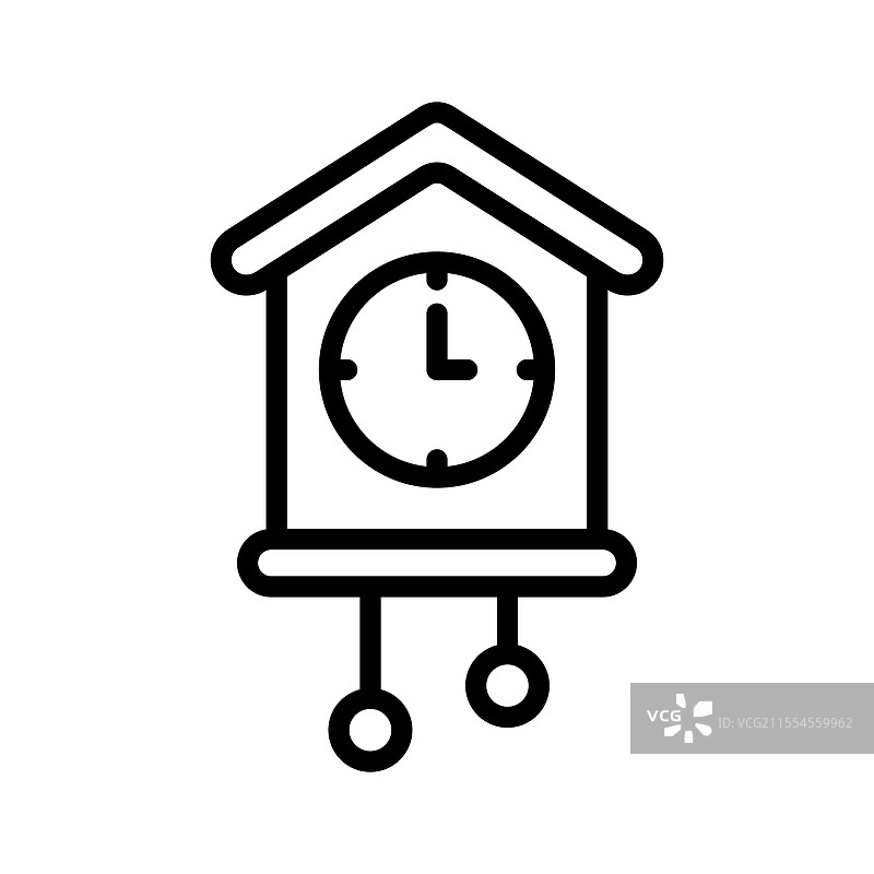 布谷鸟钟图片素材