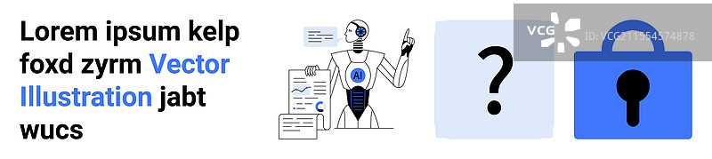机器人流程自动化概念与安全性图片素材