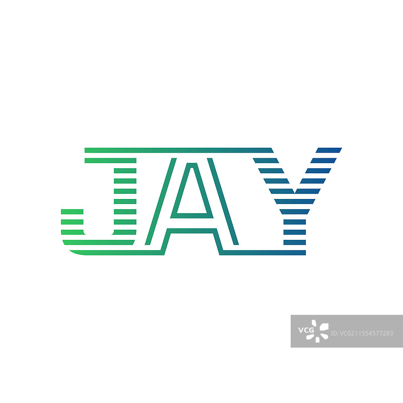 现代简约风格的字母J标志设计图片素材