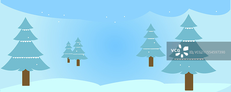 美丽的冬季自然背景图片素材