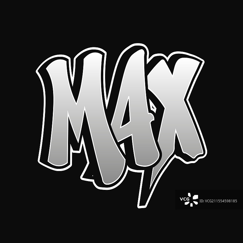 创意涂鸦艺术作品，特色大胆字母图片素材