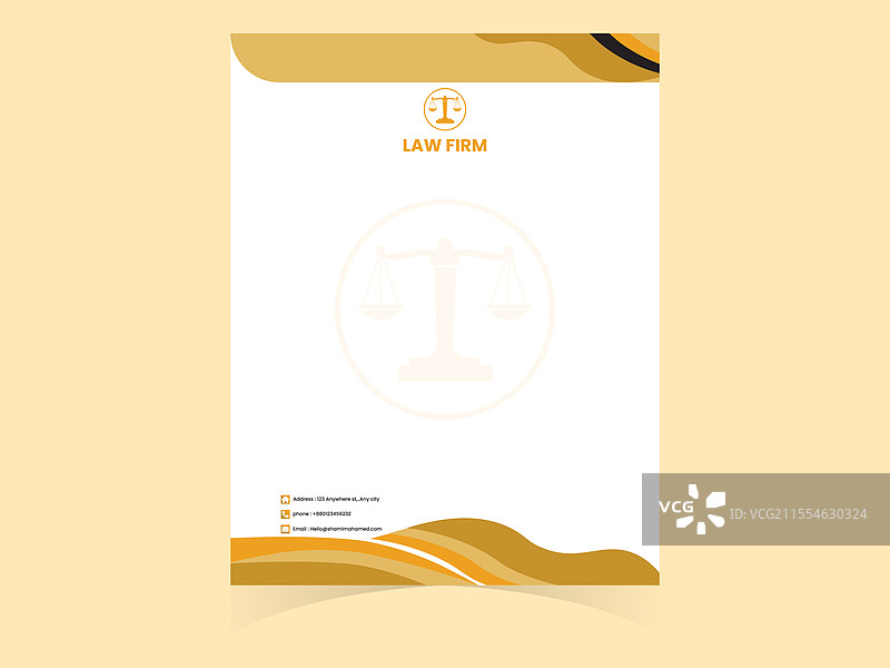 律师事务所信头设计图片素材