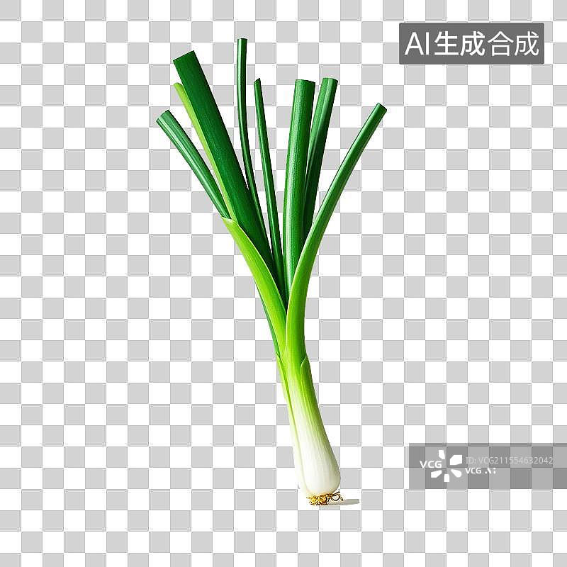 【AI数字艺术】免抠元素一个3D卡通小葱图片素材