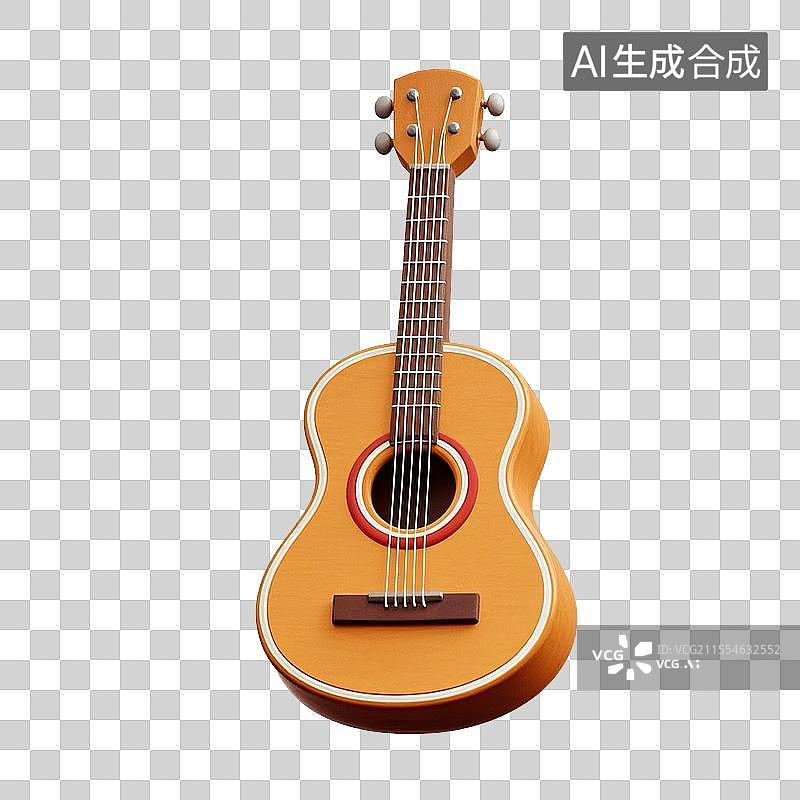 【AI数字艺术】免抠元素一把3D卡通弦乐乐器图片素材