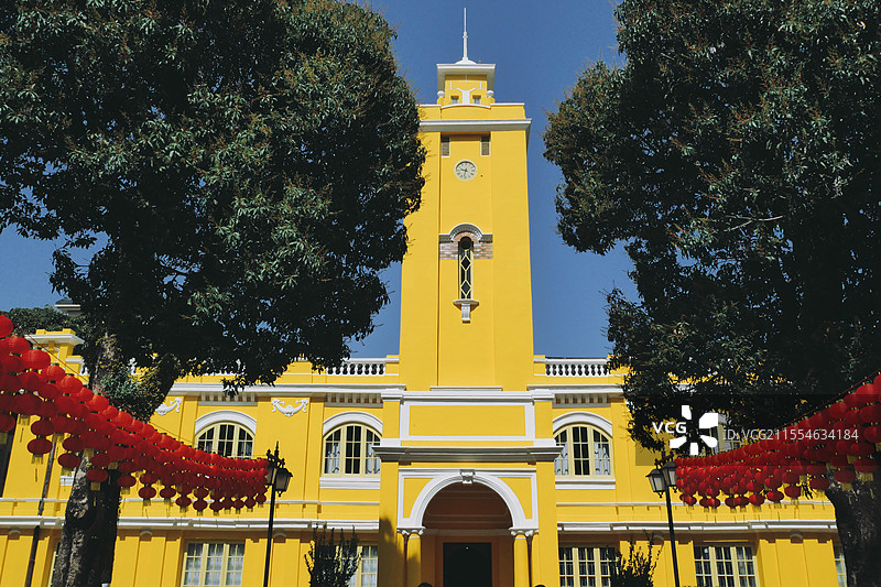 广州鲁迅纪念馆，第一次国共合作历史陈列馆，国民党一大会场旧址，广东清代科举考试的贡院图片素材