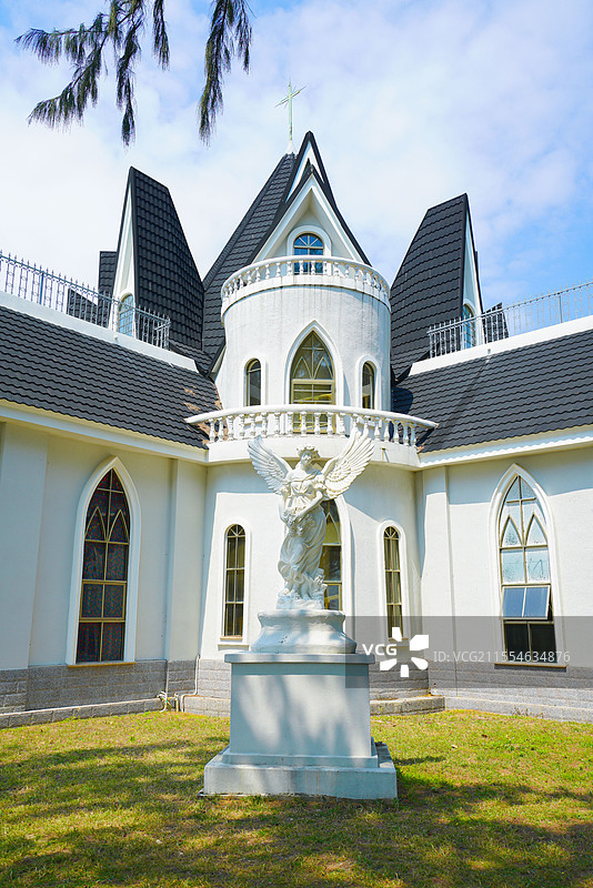 中国广东省深圳市大鹏，玫瑰海岸，妇女节春日美景！图片素材