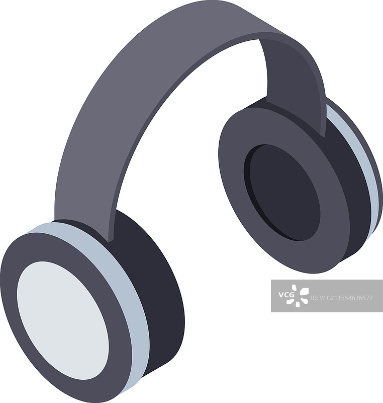 时尚的耳罩式无线耳机，具有一个图片素材