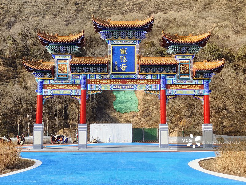 甘肃省平凉市崆峒区龙隐寺公园图片素材