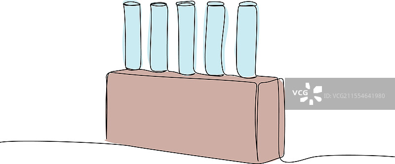 化学烧杯、试管、容量瓶图片素材