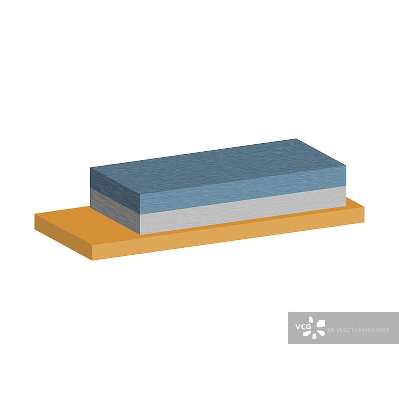 带塑料底座的组合磨刀石图片素材