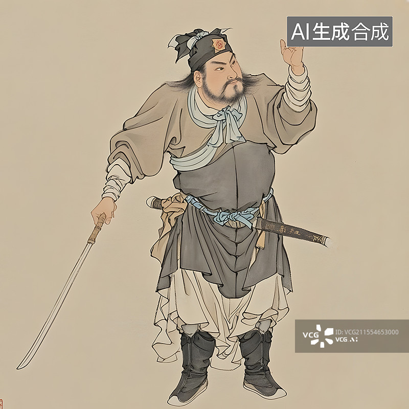 【AI数字艺术】历史名人系列画像王昭君文天祥武松武则天西施项羽虞姬岳飞郑和诸葛亮图片素材