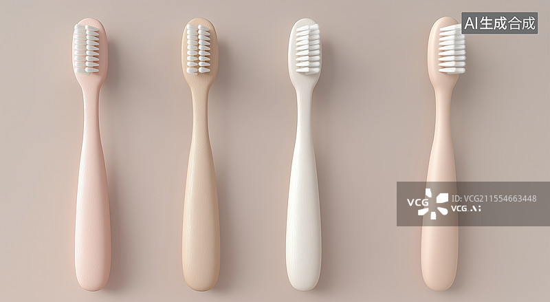 【AI数字艺术】牙刷展示场景图片素材