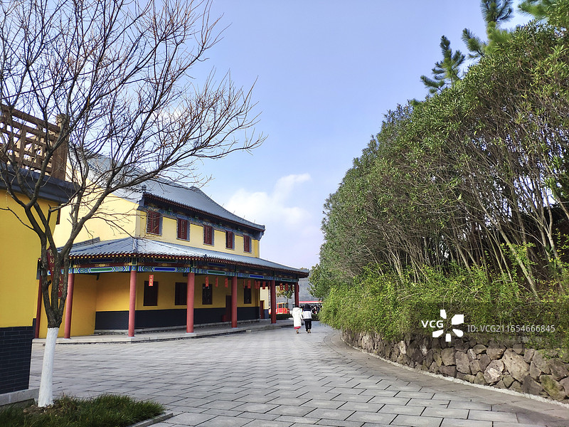 横店圆明新园夏苑-宫殿建筑景观图片素材