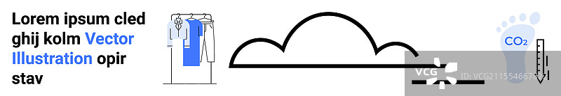 以云朵象征的环保服装图片素材