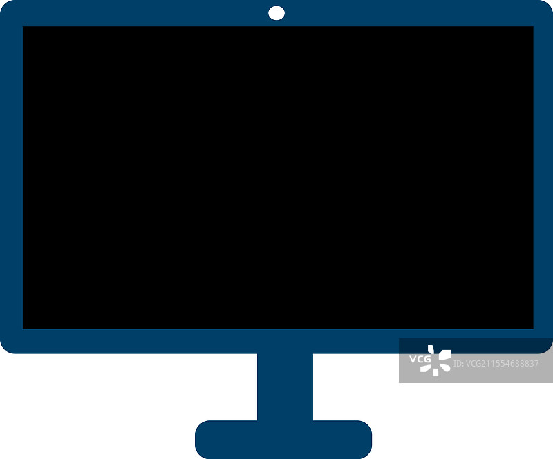 电脑屏幕黑屏 文件 eps图片素材