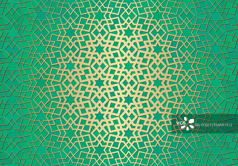 带有伊斯兰装饰的抽象背景图片素材