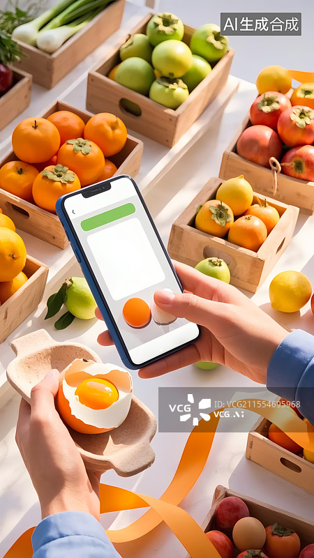 【AI数字艺术】购物支付插画图片素材